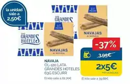 Supermercados La Despensa Grandes hoteles - navajas oferta