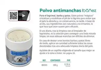 Setter Bakio Polvo antimanchas ibonez oferta