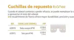 Setter Bakio Cuchilas de repuesto oferta