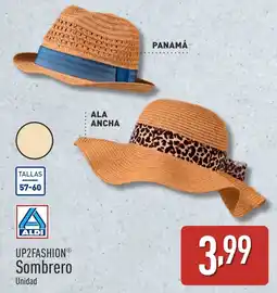 ALDI UP2FASHION Sombrero oferta