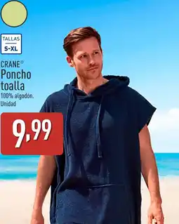 ALDI Crane poncho toalla oferta