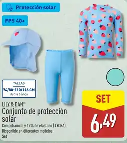 ALDI LILY & DAN Conjunto de protección solar oferta