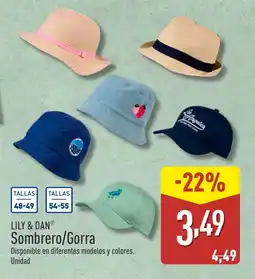 ALDI Lily & dan sombrero/gorra oferta