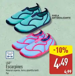 ALDI L&d escarpines oferta