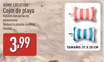 ALDI HOME CREATION Cojín de playa oferta