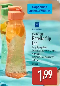 ALDI CROFTON Botella flip top oferta