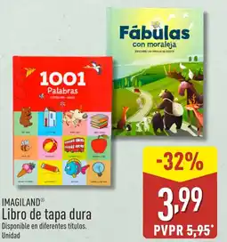 ALDI IMAGILAND Libro de tapa dura oferta