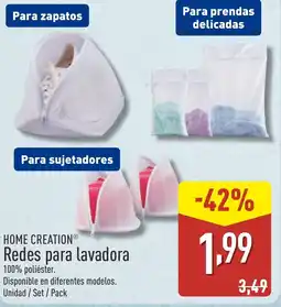 ALDI HOME CREATION Redes para lavadora oferta