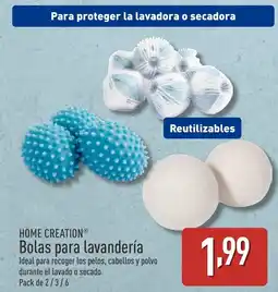 ALDI HOME CREATION Bolas para lavandería oferta