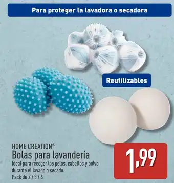ALDI HOME CREATION Bolas para lavandería oferta