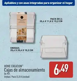 ALDI HOME CREATION Cajas de almacenamiento oferta
