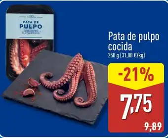 ALDI Pata de pulpo cocida oferta