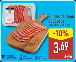 ALDI Filetes de lomo adobados oferta