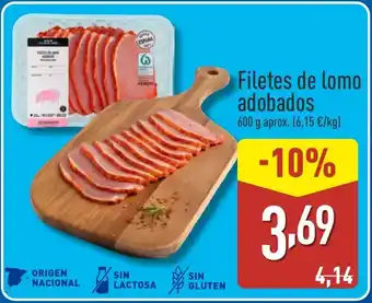 ALDI Filetes de lomo adobados oferta