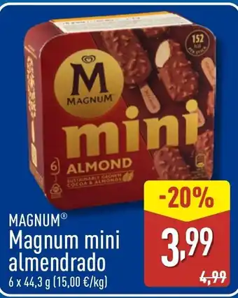 ALDI MAGNUM Magnum mini almendrado oferta