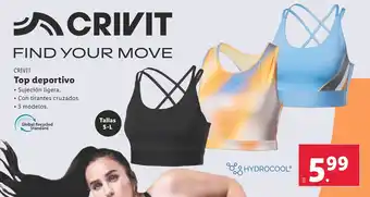 Lidl CRIVIT Top deportivo oferta