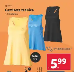 Lidl CRIVIT Camiseta técnica oferta