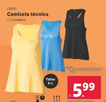 Lidl CRIVIT Camiseta técnica oferta