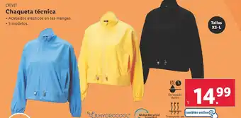 Lidl CRIVIT Chaqueta técnica oferta