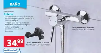 Lidl LIVARNO HOME Grifería oferta