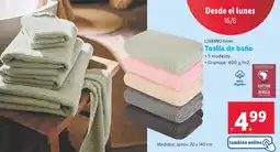 Lidl LIVARNO HOME Toalla de baño oferta
