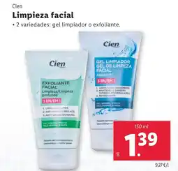Lidl CIEN Limpieza facial oferta