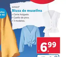 Lidl ESMARA Blusa de muselina oferta