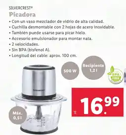 Lidl SILVERCREST Picadora oferta