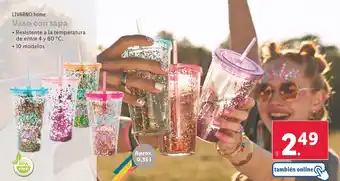 Lidl LIVARNO HOME Vaso con tapa oferta
