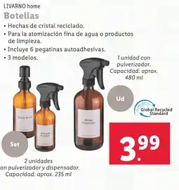 Lidl LIVARNO HOME Botellas oferta