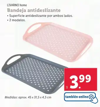 Lidl LIVARNO HOME Bandeja antideslizante oferta