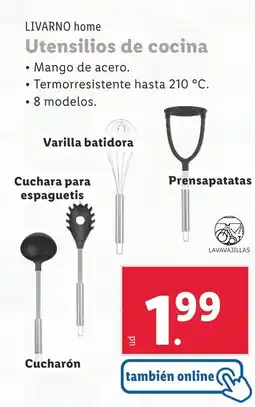 Lidl LIVARNO HOME Utensilios de cocina oferta