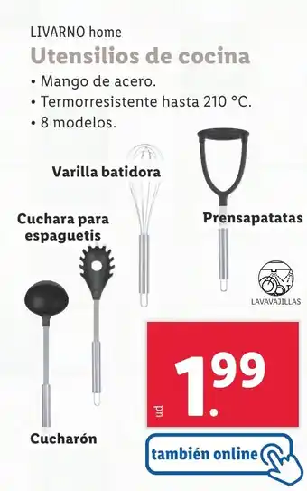 Lidl LIVARNO HOME Utensilios de cocina oferta