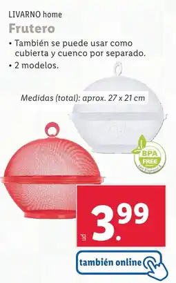 Lidl LIVARNO HOME Frutero oferta