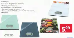 Lidl SILVERCREST Báscula digital de cocina oferta