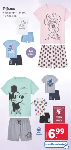 Lidl Pijama oferta
