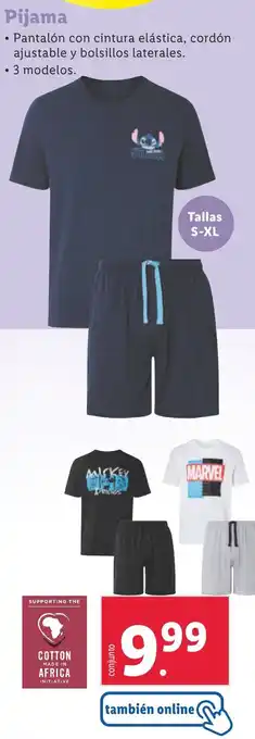 Lidl Pijama oferta