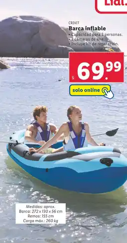 Lidl CRIVIT Barca inflable oferta