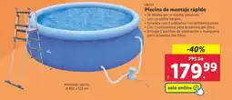 Lidl CRIVIT Piscina de montaje rápido oferta