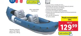 Lidl MISTRAL Kayak oferta