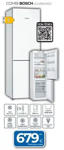 Tien 21 BOSCH Combi kgn36vwed oferta