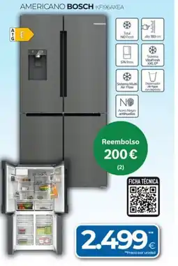 Tien 21 BOSCH Americano kf196axea oferta