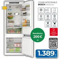 Tien 21 BOSCH Combi integrable kbn96vseo oferta