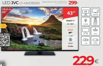 Tien 21 Led jvc lt-43vd3300s oferta