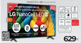 Tien 21 LG Nanocell 65nano80a6b oferta