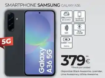 Tien 21 SAMSUNG Smartphone galaxy a36 oferta