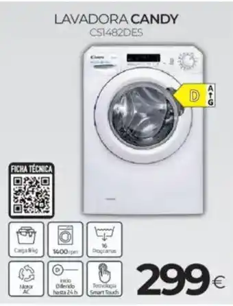 Tien 21 CANDY Lavadora cs1482des oferta