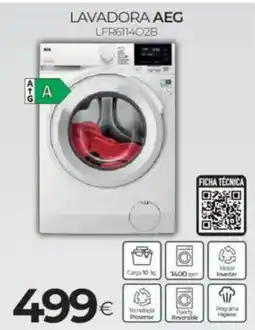 Tien 21 AEG Lavadora LFR611402B oferta