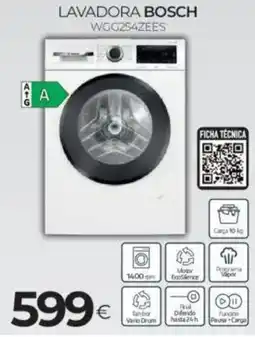 Tien 21 BOSCH Lavadora WGG254ZEES oferta