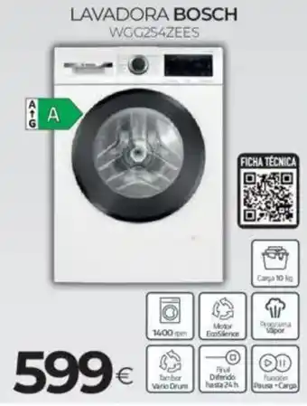 Tien 21 BOSCH Lavadora WGG254ZEES oferta